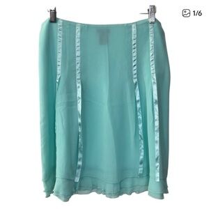 ISO Q.U.E Light Blue Midi Skirt